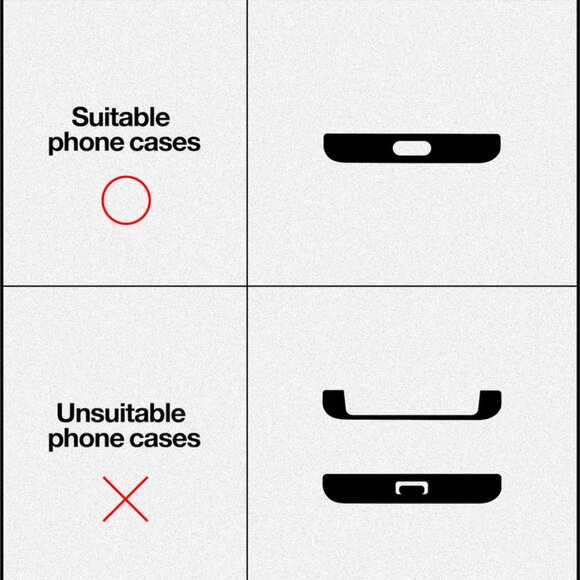 D-Ring Phone Strap Adapter GRAY Carry Hook For Crossbody Rope Strap Topolgie - Picture 8 of 10